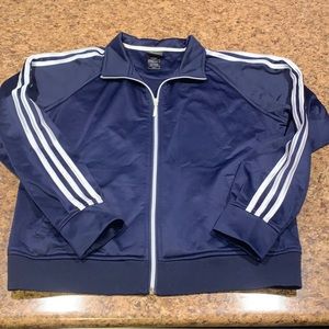 EUC Adidas Track Jacket XL Blue